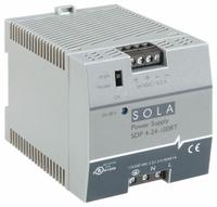 SOLAHD DC Power Supply: DIN Rail, 100 W Output Power - Rated, 4.2 A Current - Output, Single Phase (MPN SDP424100RT). Key specifications — attr1044898: Single; attr1044874: Plastic; attr1044879: 176 to 264V AC; attr211400: SOLAHD.