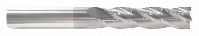APPROVED VENDOR Square End Mill: Carbide, TiCN Coated, 4 Flute, 5/32" Mill Dia, 1-1/8" LOC - General Purpose Carbide Square End Mills