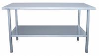JAMCO Workbench: Fixed Ht, Stainless Steel, 60 in x 30 in, 1,200 lb Overall Load Capacity (MPN UK360). Key specifications — Brand: JAMCO.