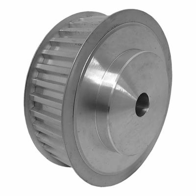 Dayton Timing Pulley: Trapezoidal, Plain, For T10 Timing Belt Section, For 32 mm Belt Wd - T10 Section Timing Belt Pulleys