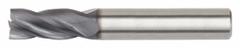 WIDIA HANITA Square End Mill: Carbide, 4 Flute, 5/8" Mill Dia, 2-1/4" LOC, 5" OAL (MPN I4S0625W225L)