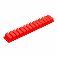 ERNST MANUFACTURING Modular Screwdriver Organizer: Red, 2 1/4 in Overall Wd, 13 5/8 in Overall Lg (MPN 5601M). Key specifications — Material: Plastic; Brand: ERNST MANUFACTURING; Color: Red; Product Type: Screwdriver Organizer.