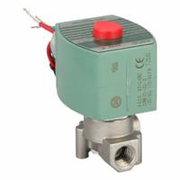 REDHAT Solenoid Valve: 2-Way, Normally Closed, 1/4 in Pipe Size, 110V AC/120V AC, High Flow (MPN 8262H230). Key specifications — Pipe Size: 1/4 in; Voltage: 120V AC; Brand: REDHAT; Coil Enclosure: Watertight.