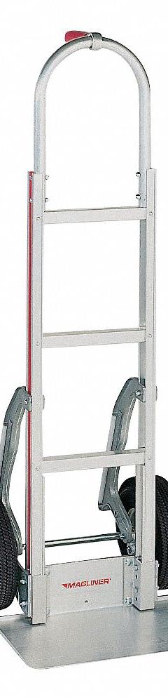MAGLINER General Purpose Hand Truck: 500 lb, Single-Pin, Silver, Aluminum, Pneumatic, Rubber (MPN HMK117G145). Key specifications — Brand: MAGLINER.