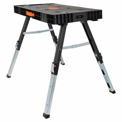 OMNITABLE WORKTABLE: Adj Ht, Plastic, 20 in Overall Wd - Portable Workbenches