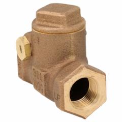 MILWAUKEE VALVE Low Lead Swing Check Valve: Swing, Inline Valve Body, 3/8 in Pipe Size, FNPT x FNPT (MPN UP509-3/8). Key specifications — Brand: MILWAUKEE VALVE.