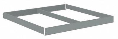 TENNSCO Shelf: 42 in x 36 in, 2,500 lb Load Capacity, Gray - Open Deck Shelf Kits for Boltless Shelving