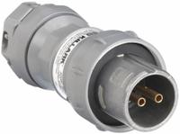HUBBELL Pin and Sleeve Plug: Gray, 250V DC/600V AC, Single Phase, 30 A, 2 Pole, 2 Wire (MPN VP3275). Key specifications — Brand: HUBBELL.