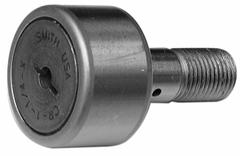 SMITH BEARING Cam Follower: 7/8 in Dia, Std, 1 Row, Open, Screwdriver Slot, Flat, 1/2 in Roller Wd (MPN CR-7/8). Key specifications — Brand: SMITH BEARING; Duty Type: Standard; System of Measurement: Inch.