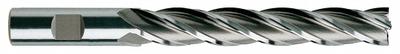YG-1 Square End Mill: High Speed Steel, 4 Flute, 3/8" Mill Dia, 2-1/2" LOC - General Purpose High-Speed Steel Square End Mills