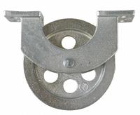 PEERLESS Pulley Block: Pulley Block, Mounted, Upright Mount, Lifting/Pulling, Bolt-On, Wire Rope (MPN 3-100-25-86-). Key specifications — Operation: Pulling; Brand: PEERLESS; Housing Material: Steel; Sheave Material: Steel.