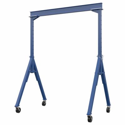 APPROVED VENDOR Adjustable Gantry Crane: Fixed Span, Adj Ht, 4,000 lb Load Capacity - Fixed-Span Gantry Cranes
