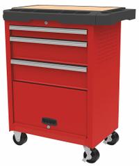 WESTWARD Rolling Tool Cabinet: Red / Red Drawer, 34 5/16 in W x 19 1/2 in D x 39 5/16 in H (MPN 31CE55). Key specifications — Brand: WESTWARD.