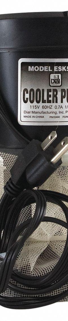 DIAL Evaporative Cooler Pump: Evaporative Cooler Pump, Window Evaporative Cooler (MPN 73092). Key specifications — Brand: DIAL; Product Type: Evaporative Cooler Pump; Compatible Manufacturer Model Number: MCP59; Manufacturer Part Number: 73092.