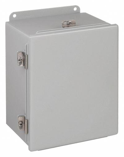 HOFFMAN Enclosure: Steel, 16 in x 14 in x 6 in, NEMA 12/13/4, Solid Cover - Steel Washdown Enclosures
