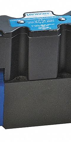VICKERS Hydraulic Directional Valve: 12 gpm Max Flow Rate, D03 NFPA Size, Three Positions, Tank (MPN 02-300560). Key specifications — attr1018253: VICKERS; attr1018274: D03; attr1018283: Tank; attr1018249: 02-300560; attr1018300: Electrical; attr1018289: DG4V.