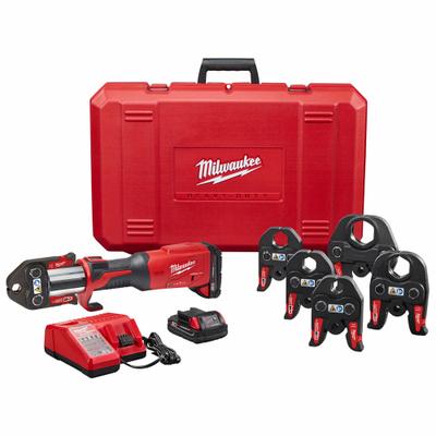MILWAUKEE Cordless Press Tool Kit: M18 REDLITHIUM, Std, Inline - Milwaukee Press Fitting Tools