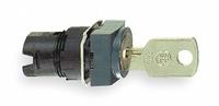 SCHNEIDER ELECTRIC Keyed Selector Switch: 3 Position, 16 mm Panel Mounting Size, Series XB6 (MPN ZB6CGH). Key specifications — Manufacturer Part Number: ZB6CGH; Brand: SCHNEIDER; Switch Action: Maintained/Maintained/Maintained; Key Removal Position: Any Position.