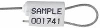 TYDENBROOKS Cable Seals: White, Zinc, 12 in Cable Lg, 1/16 in Cable Dia, Random, 250 PK (MPN 1061060). Key specifications — Brand: TYDENBROOKS; Marking Color: Black; Marking Included: Numbers; Marking Message: Sealed; Marking Numbering: Random.