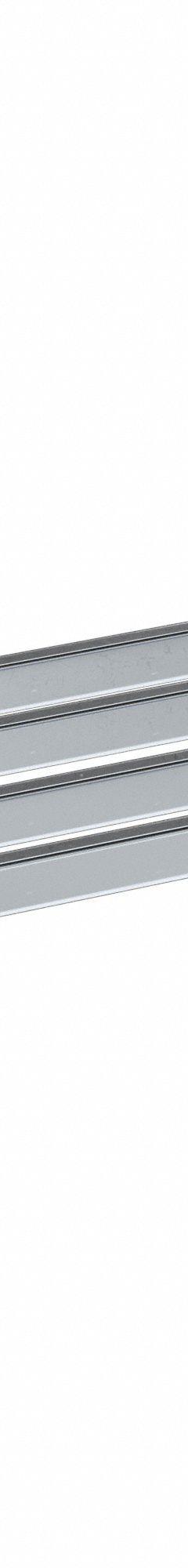 NEW AGE INDUSTRIAL Shelf: 48 in x 18 in, Ventilated Shelf, 1,100 lb Shelf Capacity, 13 ga, Silver (MPN C1848HD). Key specifications — Color: Silver; Brand: NEW AGE INDUSTRIAL.