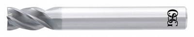 OSG A BRAND Square End Mill: Carbide, 4 Flute, 1/2" Mill Dia, 1-1/4" LOC - Fast-Cutting Carbide Square End Mills for Hardened Materials