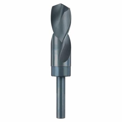 MILWAUKEE Silver and Deming Drill: 1-1/8", 135° Split Point, Black Oxide HSS - Chip-Clearing High-Speed Steel Silver & Deming Drill Bits