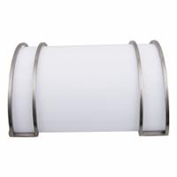 WALL SCONCE, 9 INCH, 14W, 1150LM, 120- 277V, CRI 90, 5 CCT SELECTABLE,50 000H LIFE TIME, DAMP RATED (MPN WALLSCE91150U9SC3 9"). Key specifications — Voltage: 120V AC; Brand: SYLVANIA; Color Temperature: 2700K; Housing Finish/Housing Color (Broad): White.