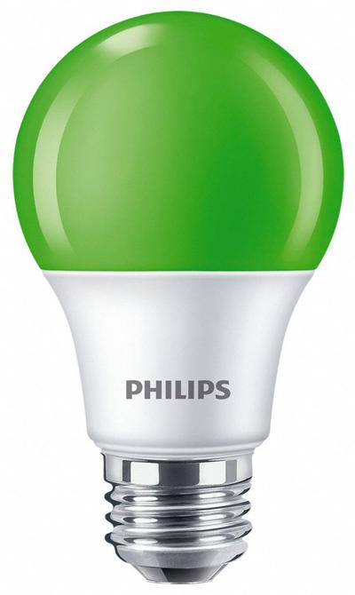 PHILIPS Compact LED Bulb: Medium Screw (E26), LED, (A) Classic, A19, 8 W Watt, 3000K - Medium Screw Base (E26) Lamps