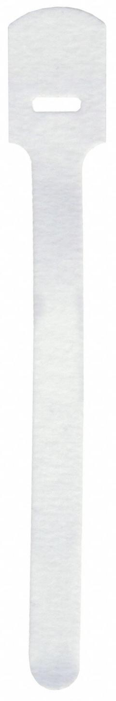 RIP-TIE Hook-and-Loop Cable Tie: 3.5 in Lg, 0.50 in, 0.25 in Wd, Nylon/Polyethylene, White, 7 PK (MPN Q-35-007-W). Key specifications — Max. Bundle Dia.: 0.50 in; Material: Nylon; Color: White; Brand: RIP-TIE.