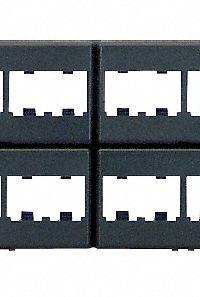 Patch Panel: 2 Rack Units, 48 Ports, Flat, Adhesive Label/Not Numbered, Unshielded, Front Access (MPN CPP48WBLY). Key specifications — Brand: PANDUIT; Compatible Adapter Type: Panduit Mini-Com Modules; Material: Steel; _Access Type: Front Access; _Port Labeling: Adhesive Label; _Series: Mini-Com; _Shielded: Unshielded.