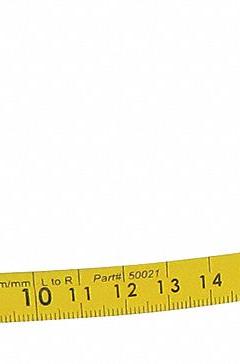 US TAPE Adhesive Backed Tape Measure: Metric, Metric, Decimal, Left to Right, 1/2 in Overall Wd (MPN 50021). Key specifications — attr940004: Steel; attr940001: Millimeters; attr940000: 1 cm; attr934747: US TAPE.