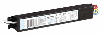 ADVANCE Fluorescent Ballast: 120 to 277V AC, 1/2 Lamps Supported - Programmed Rapid Start Electronic Fluorescent Ballasts