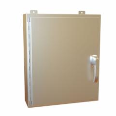 HAMMOND Electrical Enclosure: Stainless Steel, 24 in x 20 in x 6 in, NEMA 12/13/3R/4/4X, Solid Cover (MPN HW24206SSHK). Key specifications — Brand: HAMMOND; Closure Method: Handle; Enclosure Material: Stainless Steel.