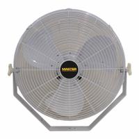 MASTER Mounted Fan: 18 in Blade Dia, 120V AC, 1/6 hp Motor HP, Ceiling/Wall Mount, Non-Oscillating (MPN MAC-18WW). Key specifications — Brand: MASTER; Voltage: 120V AC; Number of Speeds: 3; Fan Mounting Location: Ceiling; Oscillation: Non-Oscillating; Mounting Type: Bracket.