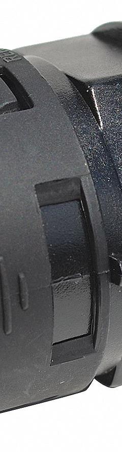 Connector: 1 1/4 in Nominal Size (MPN VPGRB-36N07). Key specifications — Item [MERCH]: Threaded Straight Connector; Fitting Material: Polyamide 6; Fitting Color: Black; Connection Type/Size: 1-1/4 in NPT; Brand: REIKU.