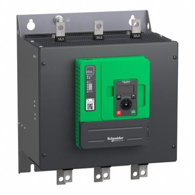 SCHNEIDER Soft Start: 208-690V AC, 320 A Output Current, No Bypass, IP20, 60/50 Hz - Schneider Altistart ATS 48