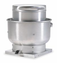 Centrifugal Upblast Exhaust Fan: Direct Drive, Includes Drive Pack, 16 1/2 in Wheel, 3,277 cfm, ODP (MPN 800ZT7). Key specifications — Brand: DAYTON; Base Shape: Square; Assembly: Assembled; Motor Enclosure: Open Dripproof; Motor Type: Electronically Commutated; Nameplate Voltage: 208-230/460V AC; Mounting Location: Roof and Wall; For High-Static Pressure Applications: No.
