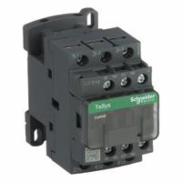 SCHNEIDER IEC Magnetic Contactor: Non-Reversing, 3 Poles, 3NO Contacts, 18 A, 480V AC Coil (MPN LC1D18T7). Key specifications — Brand: SCHNEIDER; Integrated Surge Suppression: No.