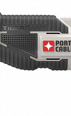 PORTER CABLE Reciprocating Saw: Tool Only, 1 in Stroke Lg, 3,000 Max. Strokes per Minute, Straight (MPN PCC670B). Key specifications — attr1170520: Brushed.