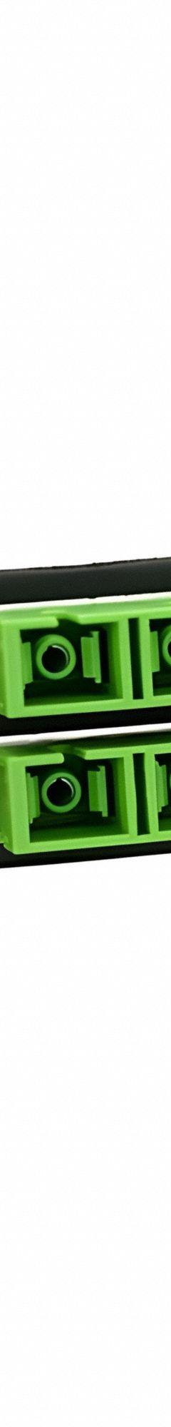 FIBERTRONICS Fiber Optic Adapter Plate: Single Mode, OS2, 12 Fiber Ports, SC, APC, Duplex, Green (MPN LGX-SCDX-6G). Key specifications — Brand: FIBERTRONICS; Connector Type: SC; Port Configuration: Duplex; Color: Green; Contact Type Finish: APC.