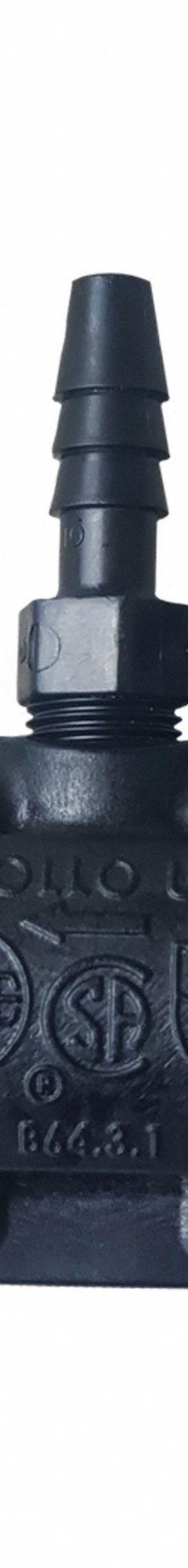 APOLLO Beverage Backflow Preventer 3/8": 4C, 3/8 in Pipe Size, Flare x Flare, 14 gpm Flow Rate, EPDM (MPN 4C10201A). Key specifications — Brand: APOLLO; Body Material: Plastic; Connection Type: Flare x Flare.