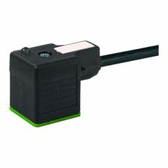 MURRELEKTRONIK Cordset: MSUD A Female Right Angle x Bare Wire, 10 m Cable Lg, PVC, Black, 3 Pins (MPN 7000-18041-6161000). Key specifications — Wire Size: 18 AWG; Brand: MURRELEKTRONIK; Cable Jacket Color: Black; IP Rating: IP67.