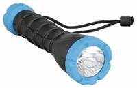 GRAINGER Flashlight: 190 lm, 4 hr Run Time at Max. Brightness, 190 m Max Beam, 1 Light Output, Black (MPN 5RHP7). Key specifications — Brand: GRAINGER; Battery Requirements - Broad: Requires 3 AAA.