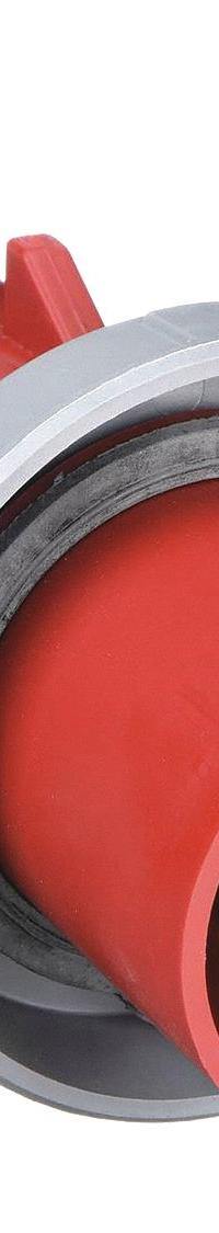 HUBBELL Pin and Sleeve Plug: Red, 277/480V AC, Three Phase, 60 A, 4 Pole, 5 Wire, IEC Grounding (MPN HBL560P7W). Key specifications — Brand: HUBBELL.