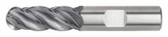 WIDIA HANITA Ball End Mill: Carbide, AlTiN Coated, 4 Flute, 5/8" Mill Dia, 1-1/4" LOC, 3-1/2" OAL (MPN 4V0016006XW)
