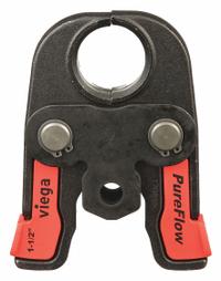 RIDGID Press Jaw: 1 1/2 in Pipe, PEX, For Viega Pureflow, Extended/Std Tool Types (MPN 22678). Key specifications — attr518773: Jaw; attr518762: PEX; attr518771: Steel; attr518761: Viega Pureflow; attr518760: RIDGID.