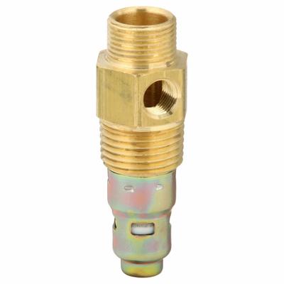 CONRADER Check Valve: In Tank, Brass, 1/2 in Compression, 1/2 in (M)NPT - Pneumatics