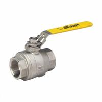 SHARPE Manual Two-Way Ball Valve: 1/2 in, Carbon Steel, Straight, FNPT x FNPT, Full Port Ball Port (MPN 4353009880). Key specifications — Brand: SHARPE; Handle: Locking Lever.