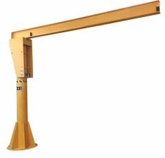 CALDWELL Jib Crane: Base Plate Mounted, 6,000 lb Load Capacity, 120 in Max Lifting Ht (MPN A360-3-10/14). Key specifications — Beam Type: Open Beam; Base Mount Type: Base-Plate Mounted; Body Material: Steel; Brand: CALDWELL; Power Source: Manual; Mount Type: Base Plate Mounted; Lifting Capacity: 4,001 lbs to 6,000 lbs.