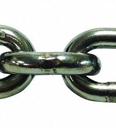 PEWAG Straight Chain: 1/2 in Trade Size, 63 Chain Grade, 316 Stainless Steel, Straight, Plain, Plain (MPN 39904/25). Key specifications — Link Type: Straight; Brand: PEWAG.